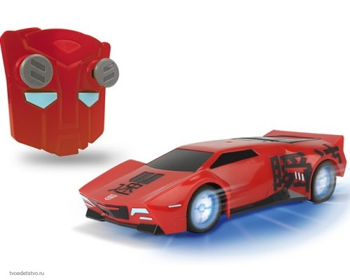Трансформеры машинка на р/у Sideswipe 18 см Dickie Toys 3114001