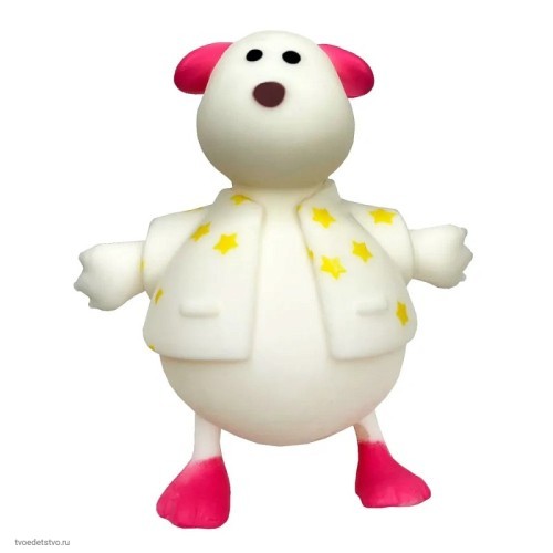 Фигурка антистресс Goose friends Розовый песик алёша