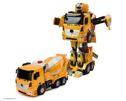 Радиоуправляемый робот-трансформер Бетономешалка Jaki
