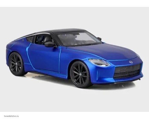 Машинка die-cast 2023 Nissan Z, 1:24, синяя, открывающиеся двери, 1/12