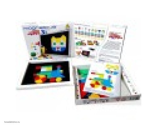 Мозаика 5 цветов Листок с примерами Magneticus MM-146