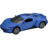 Синяя инерционная машинка Купе die-cast,1:32, открывающиеся двери 1/144