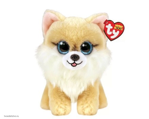 Мягкая игрушка Айка золотистая собачка, 15 см, 6/96