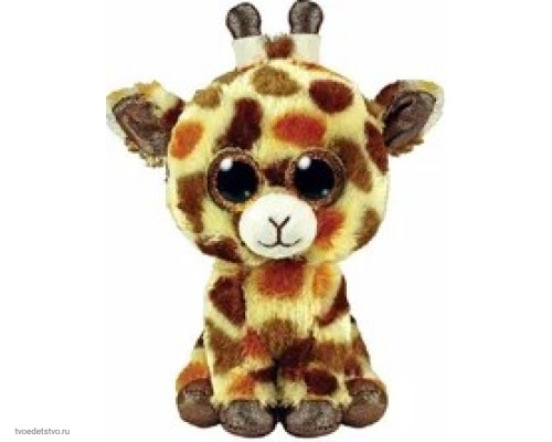 Мягкая игрушка Жирафик желтовато-коричневый жираф 15 см, 1/12