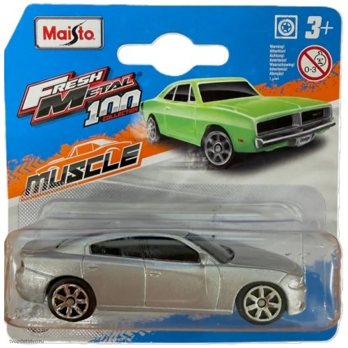 Машинка серая Dodge Fresh Metal 100 Maisto Машинка серая Dodge Fresh Metal 100 Maisto