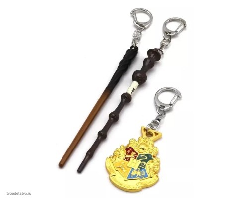 Коллекционный набор металлических брелоков Гарри Поттер Хогвартс