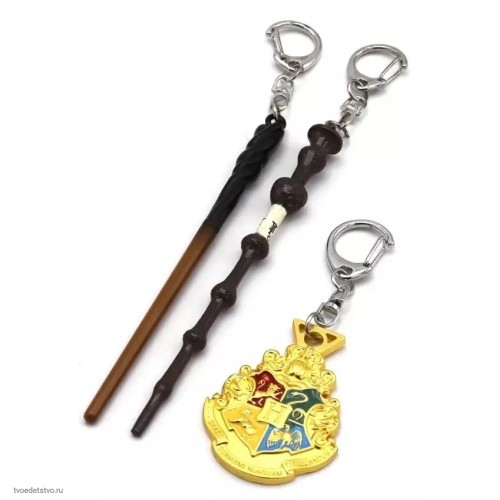 Коллекционный набор металлических брелоков Гарри Поттер Хогвартс