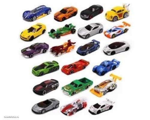 FT0726588 Машинки die-cast красная серия, в коллекции 21 вид машинок, масштаб 1:64. 1/720