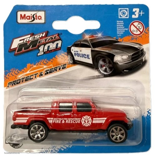 Красный джип  Fresh Metal 100 Maisto