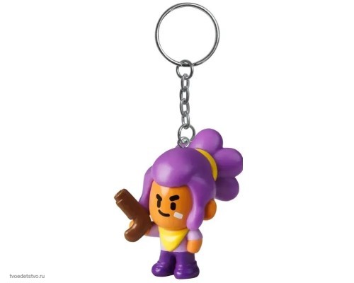 Шелли Брелоки Brawl Stars, 1 шт. в блистере, 12 в ассорт., 1/12