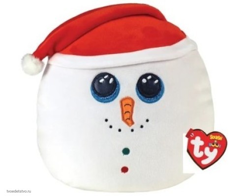 Мягкая игрушка-сквиш Флурри снеговик 35 см, 2/18