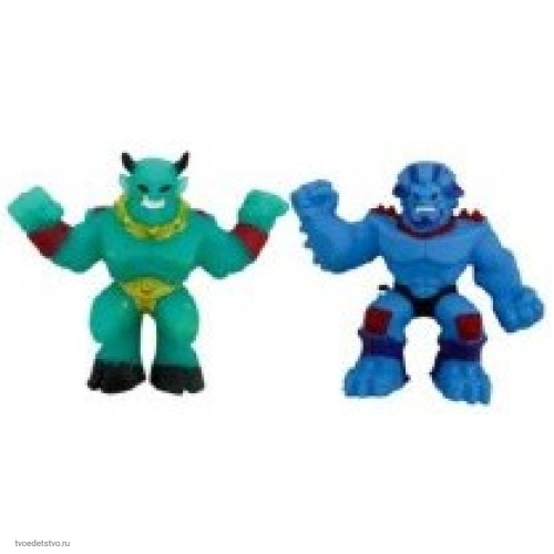 Фигурки-тянучки Elastikorps fighters Бадбо и Гризли