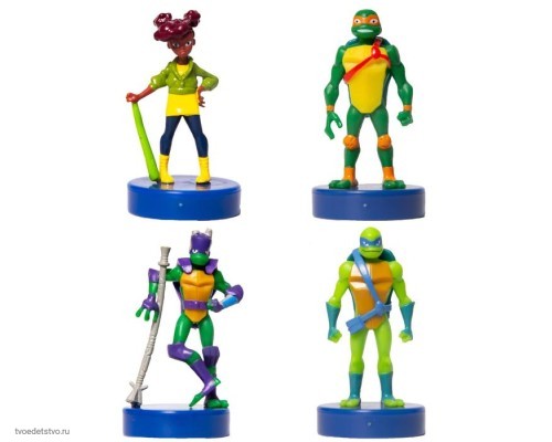 NIT5010-6 Штампик 7 см 12 видов, 1 шт./блистер Черепашки-ниндзя, Донателло