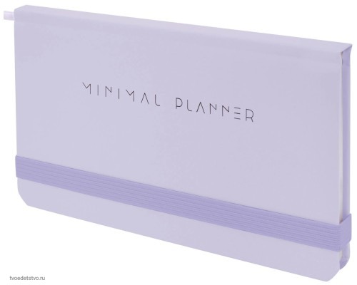 Еженедельник недатированный с резинкой 171х93 мм, BRAUBERG, твердый, 64 л., 