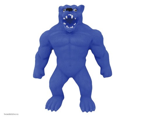 349687-2 Фигурка-тянучка Стретчиз 14 см фиолетовый медведь Paulo