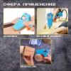 Клеевой пистолет 15Вт для стержня 7мм BRAUBERG