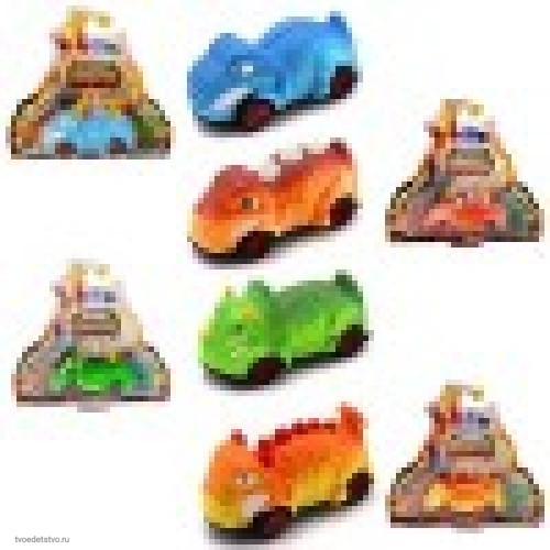 Машинка фрикционная Скоростные динозавры желтый Spyke