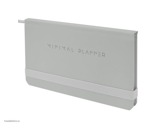 Еженедельник недатированный с резинкой 171х93 мм, BRAUBERG, твердый, 64 л., 