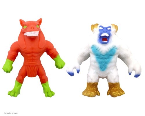 Фигурки-тянучки Stretchapalz  Monsters/Монстры 8 см., 2 героя в наборе 1/12