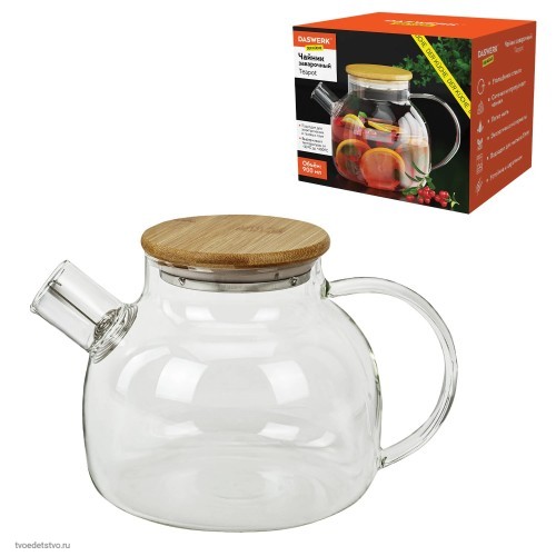 Чайник заварочный Бочонок 900 мл DASWERK