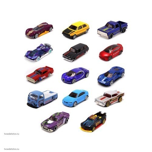 Машинки die-cast синяя серия