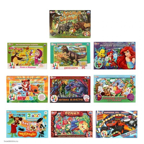 Игра-ходилка настольная ЛИЦЕНЗИОННЫЕ СЮЖЕТЫ УМНЫЕ ИГРЫ Игра-ходилка настольная ЛИЦЕНЗИОННЫЕ СЮЖЕТЫ УМНЫЕ ИГРЫ