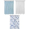 Шторка для ванной PEVA, 180х180 см, кольца в комплекте, дизайн ассорти, УЗОРЫ, WBZ (ВБЗ), 700068