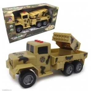 Военная машина с ракетной установкой .