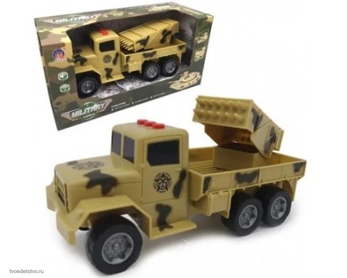 Машина на батарейках, свет/звук, в коробке, (23х11,5х9,5)