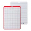 Доска маркерная A4 двусторонняя: клетка/линейка Д4_02 красная 4005270
