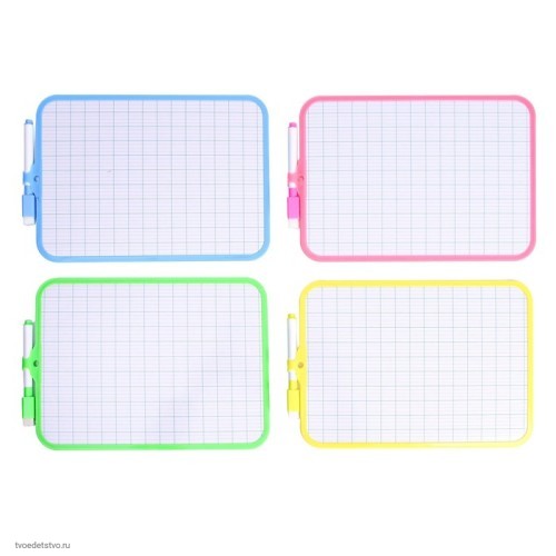 Доска двухсторонняя с маркером