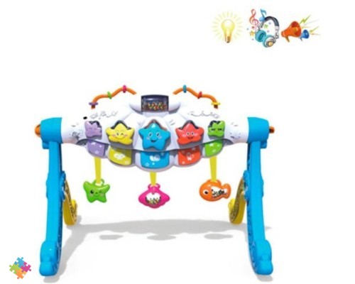 Игровая стойка Звездочки магнитная цветная доска свет звук эл.пит. АА*3 не вх.в компл. кор.