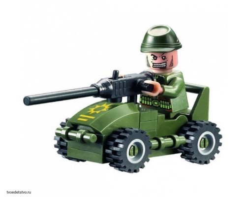 Конструктор Военный. 28 деталей, в кор. (37х30х39см)