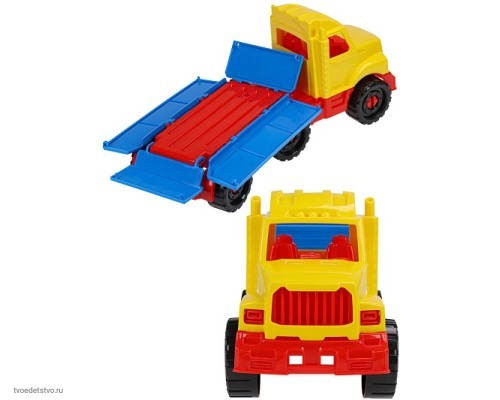 Машинка-тягач с прицепом БИЗОН Городской, (27,1х8,5х4,6)