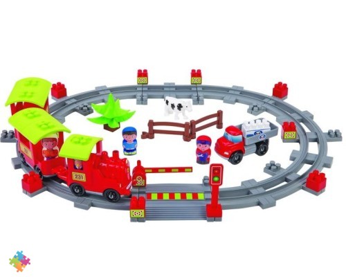 Конструктор Железная дорога Abrick Ecoiffier