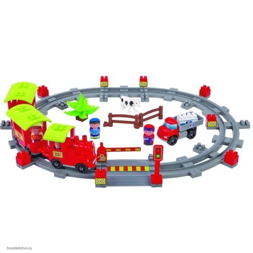 Конструктор Железная дорога Abrick Ecoiffier