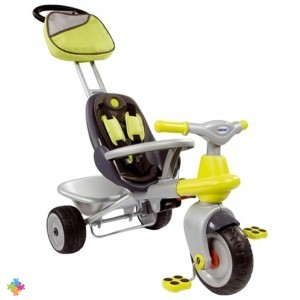 Трехколесный велосипед с сумкой Smoby