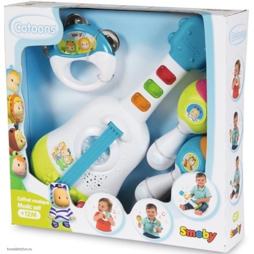 Набор музыкальных инструментов Cotoons Smoby